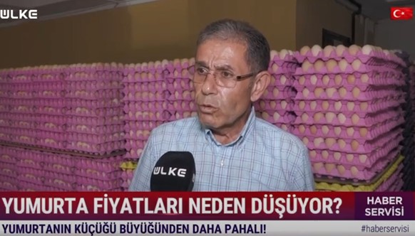 MECLİS ÜYESİ YILDIRIM:YUMURTA FİYATLARI MALİYETLERE YAKLAŞTI